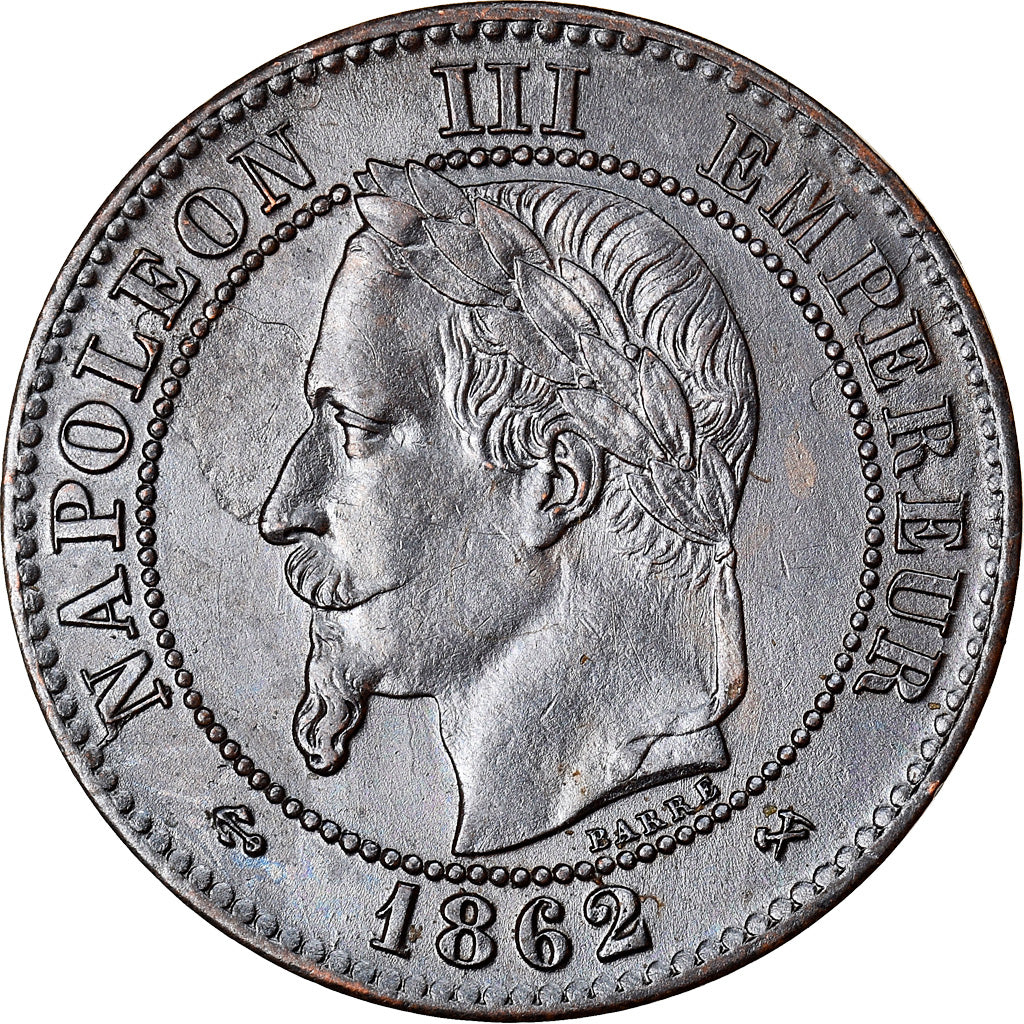 Coin, France, Napoleon III, Napoléon III, 2 Centimes, 1862, Bordeaux