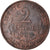 Moneda, Francia, Dupuis, 2 Centimes, 1909, Paris, MBC+, Bronce, KM:841
