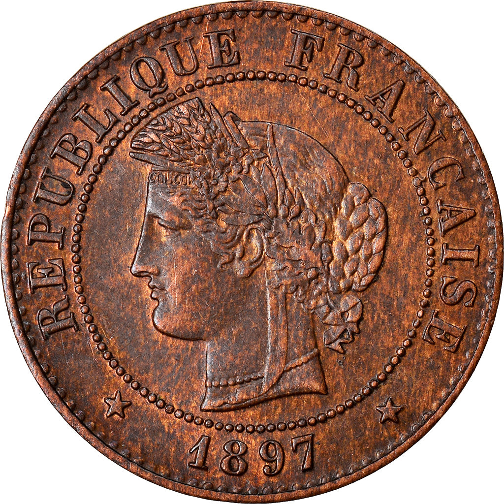 Munten, Frankrijk, Cérès, Centime, 1897, Paris, UNC-, Bronze, KM:826.1