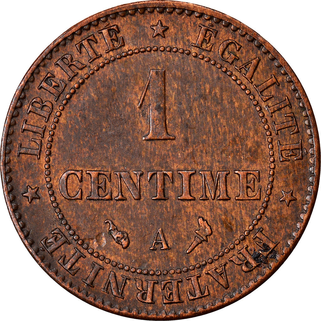 Munten, Frankrijk, Cérès, Centime, 1897, Paris, UNC-, Bronze, KM:826.1