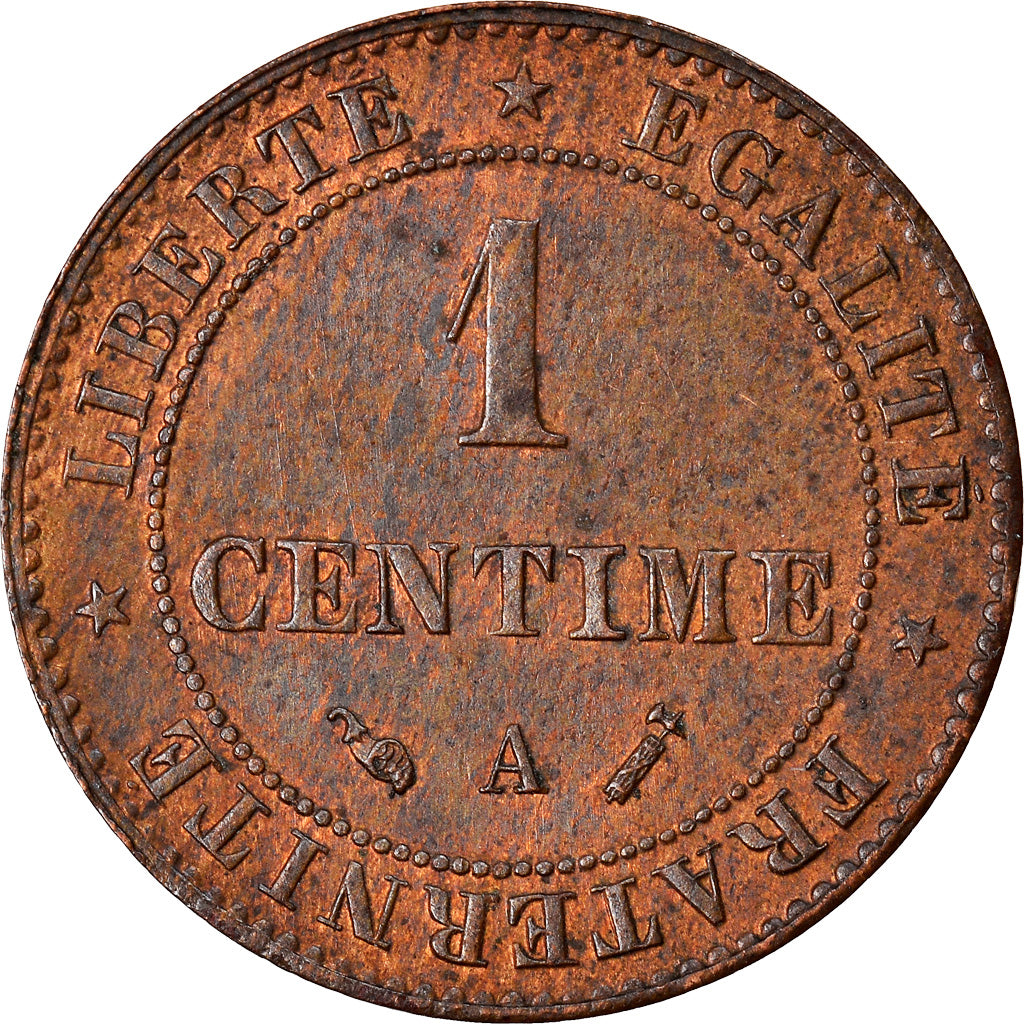 Coin, France, Cérès, Centime, 1892, Paris, AU(55-58), Bronze, KM:826.1