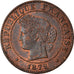 Coin, France, Cérès, Centime, 1879, Paris, AU(55-58), Bronze, KM:826.1