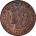 Moneta, Francia, Cérès, Centime, 1874, Paris, SPL, Bronzo, KM:826.1