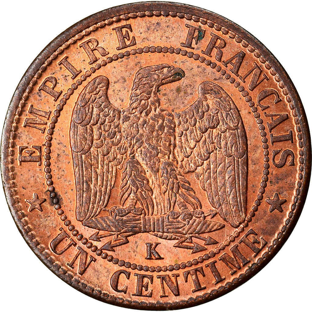 Münze, Frankreich, Napoleon III, Napoléon III, Centime, 1862, Bordeaux, STGL