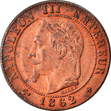 Moeda, França, Napoleon III, Napoléon III, Centime, 1862, Strasbourg