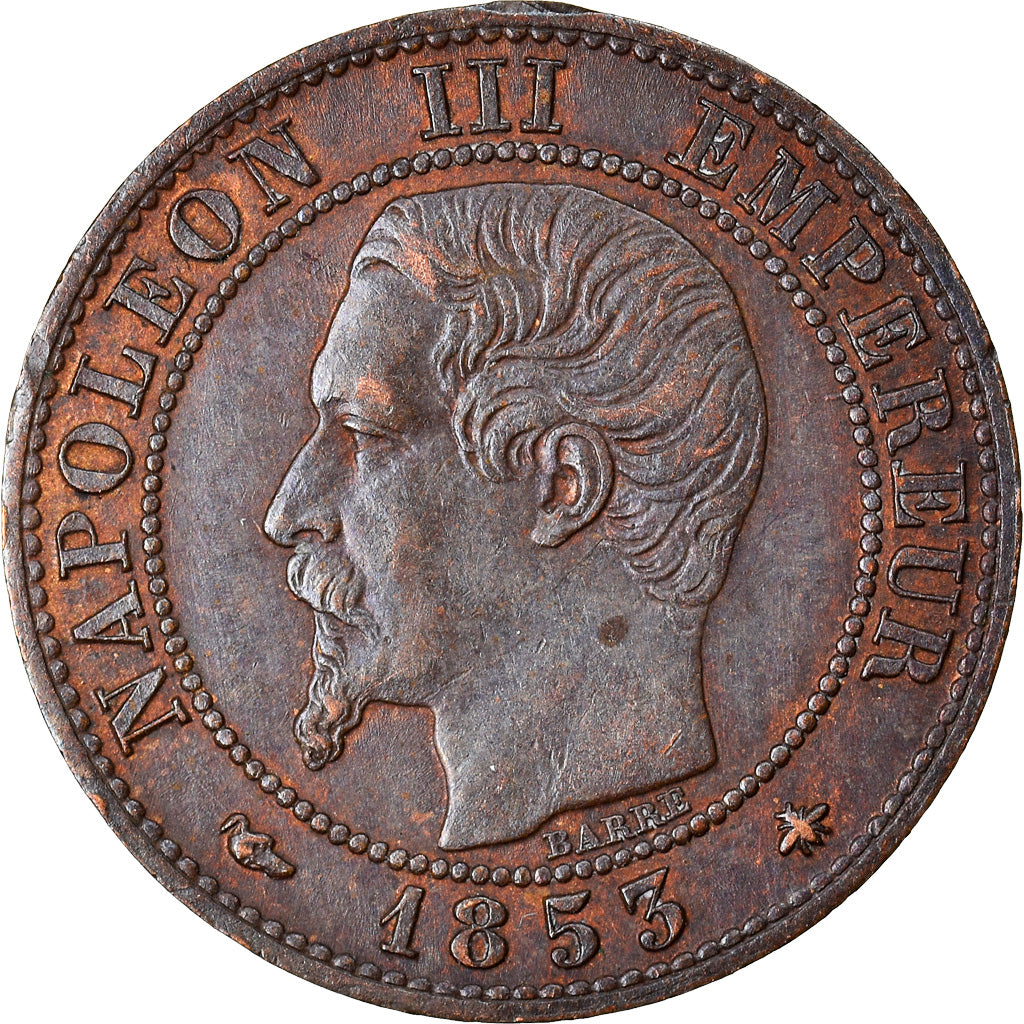 Münze, Frankreich, Napoleon III, Napoléon III, Centime, 1853, Strasbourg, SS+