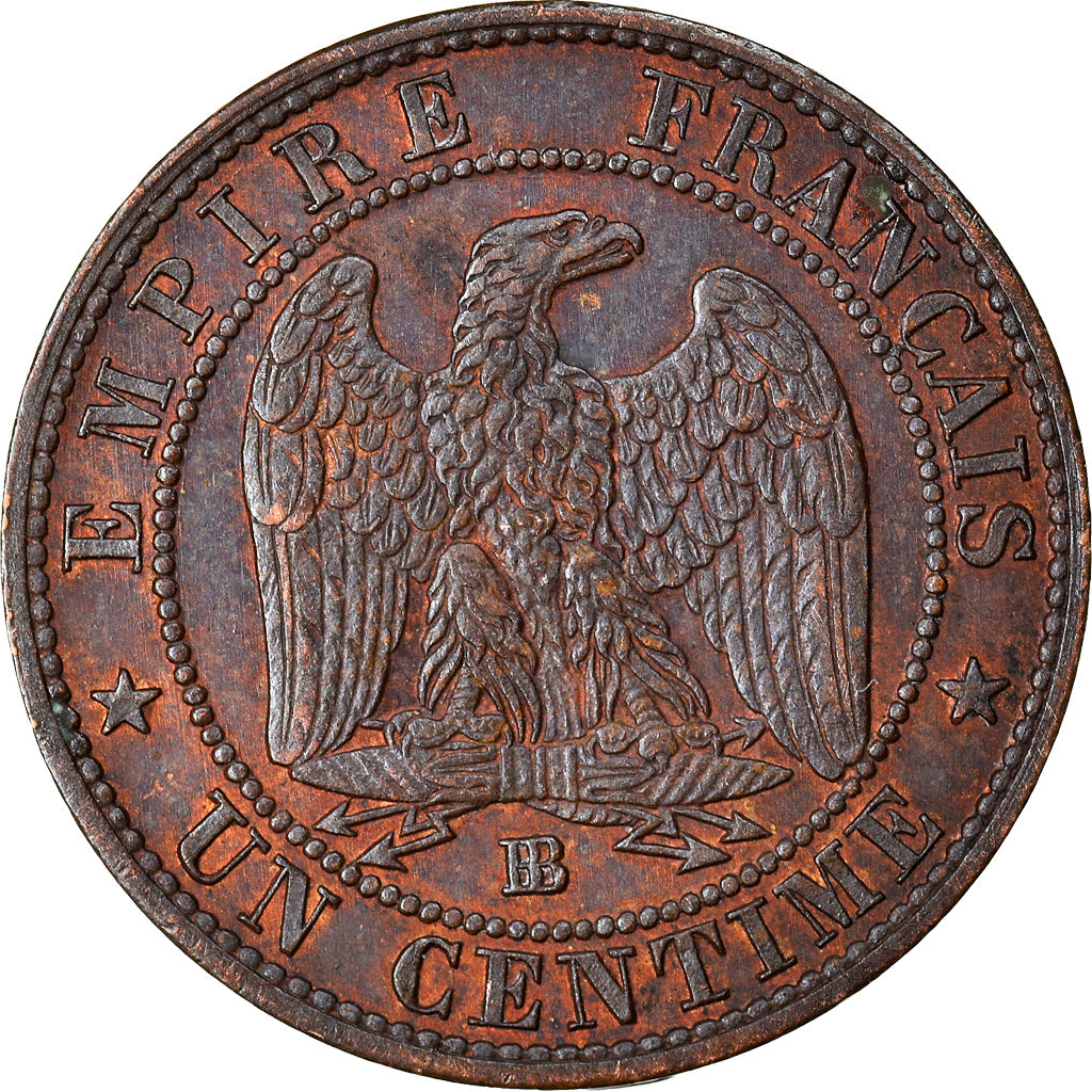 Münze, Frankreich, Napoleon III, Napoléon III, Centime, 1853, Strasbourg, SS+