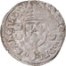 Moneda, Francia, Henri II, Douzain aux croissants, 1551, Paris, BC+, Vellón
