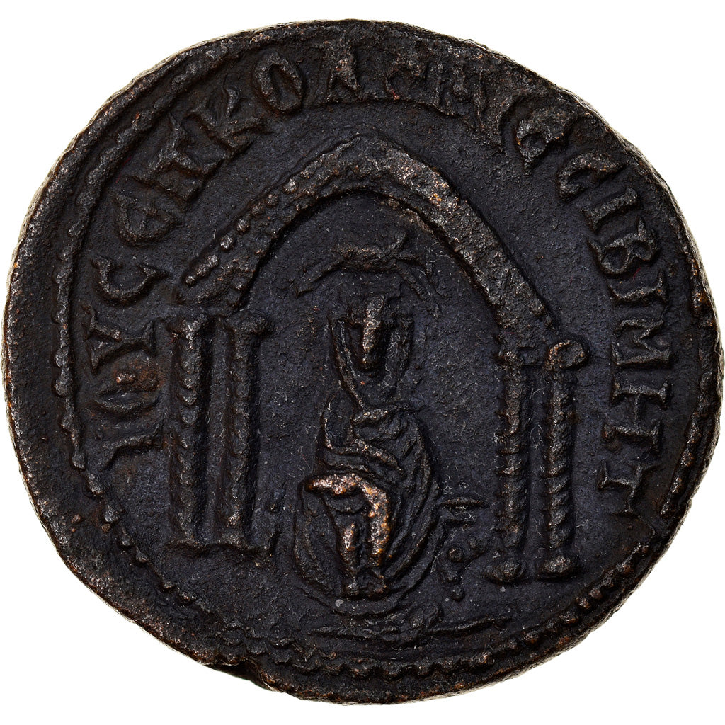 Moeda, Mesopotamia, Nisibis, Philip II, Bronze Æ, 247-249, AU(50-53), Bronze