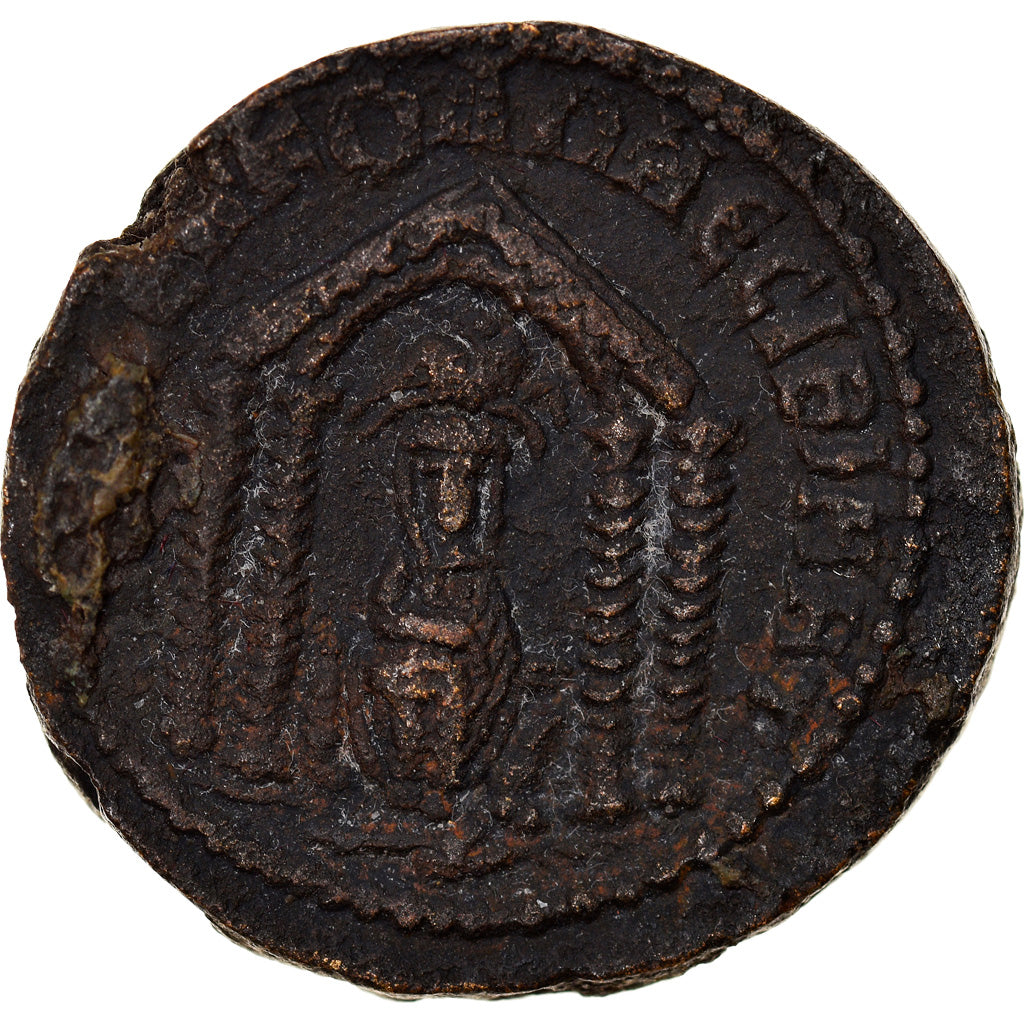 Moeda, Mesopotamia, Nisibis, Philip II, Bronze Æ, 247-249, EF(40-45), Bronze