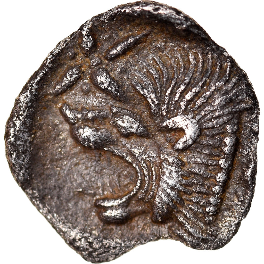 Coin, Mysia, Kyzikos, Hemiobol, 450-400 BC, AU(50-53), Silver, SNG-France:375