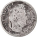 Moneta, Francja, Louis-Philippe, 1/2 Franc, 1837, Rouen, F(12-15), Srebro