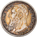 Coin, Belgium, Leopold II, 2 Francs, 2 Frank, 1909, AU(50-53), Silver, KM:58.1