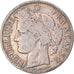 Moneta, Francia, Cérès, 2 Francs, 1870, Bordeaux, MB, Argento, KM:816.2