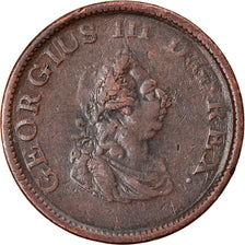 Coin, Ireland, George III, 1/2 Penny, 1805, VF(30-35), Copper, KM:147.1