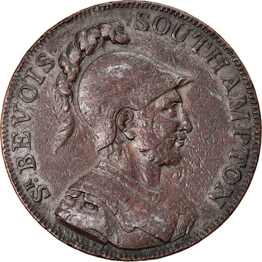 Coin, Great Britain, Hampshire, Halfpenny Token, 1791, Southampton, EF(40-45)