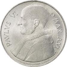 VATICAN CITY, 10 Lire, 1968, KM #103, MS(63), Aluminum, 23, 1.59