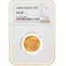 Moneda, Grecia, George I, 20 Drachmai, 1884, Paris, NGC, AU58, EBC, Oro, KM:56