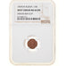 Moneta, Russia, Alexander II, 1/4 kopek, 1869, Ekaterinbourg, Clipped, NGC