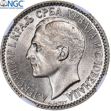 Coin, Yugoslavia, Alexander I, Dinar, 1925, Poissy, NGC, MS66, MS(65-70)