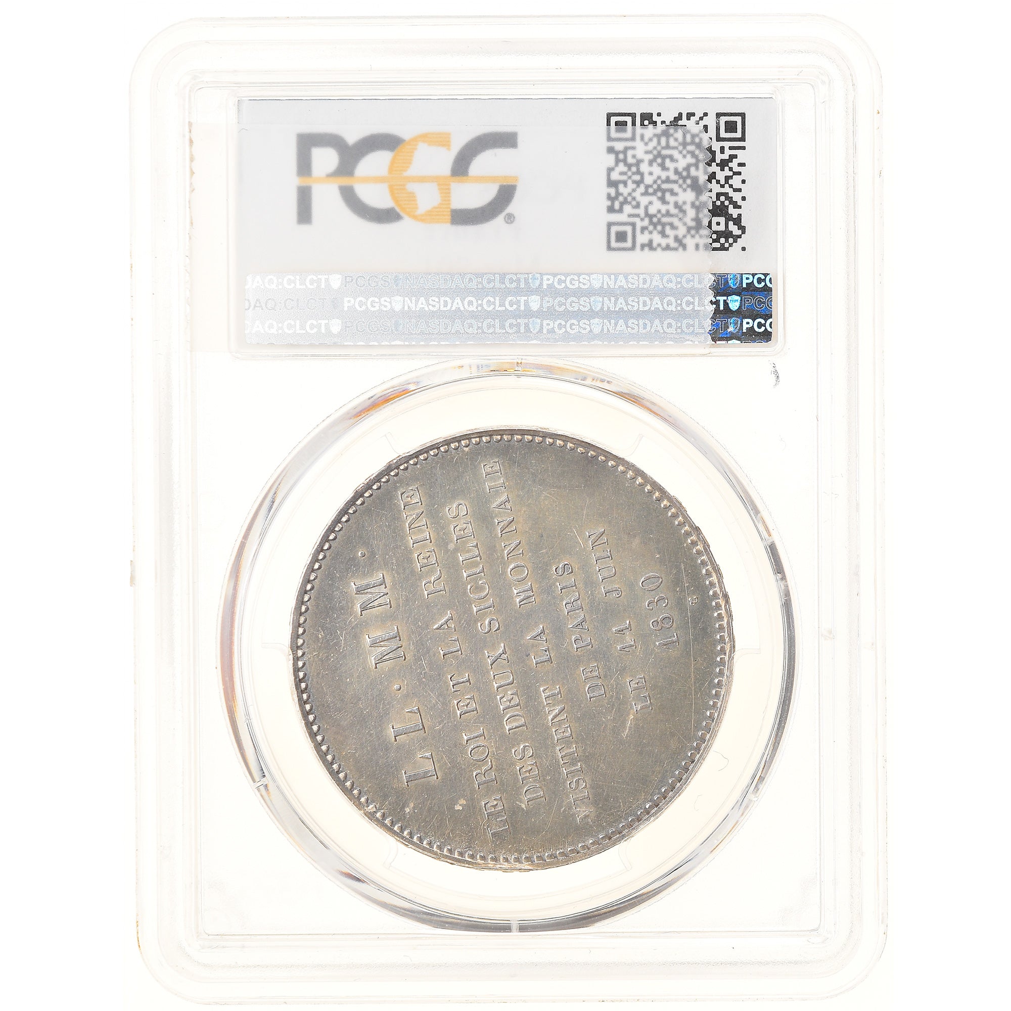 Coin, France, Charles X, 5 Francs, 1830, Paris, ESSAI, PCGS, SP61, MS(60-62)