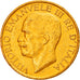 Moeda, Itália, Vittorio Emanuele III, 100 Lire, 1923, Rome, AU(50-53), Dourado