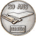 Frankrijk, Medaille, Biochimie, SICÔS, Business & industry, 1972, ZF, Silvered
