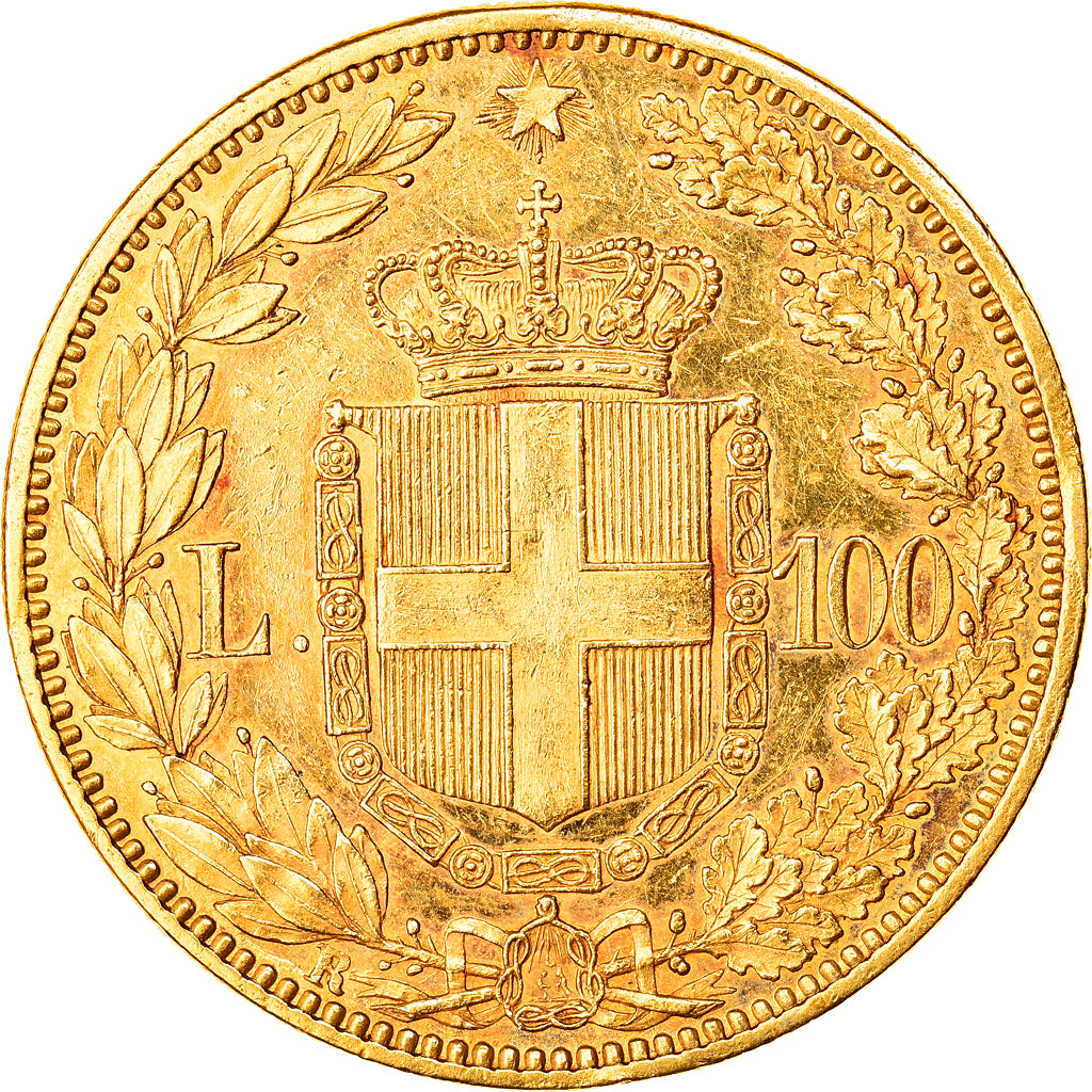 Münze, Italien, Umberto I, 100 Lire, 1882, Rome, VZ, Gold, KM:22