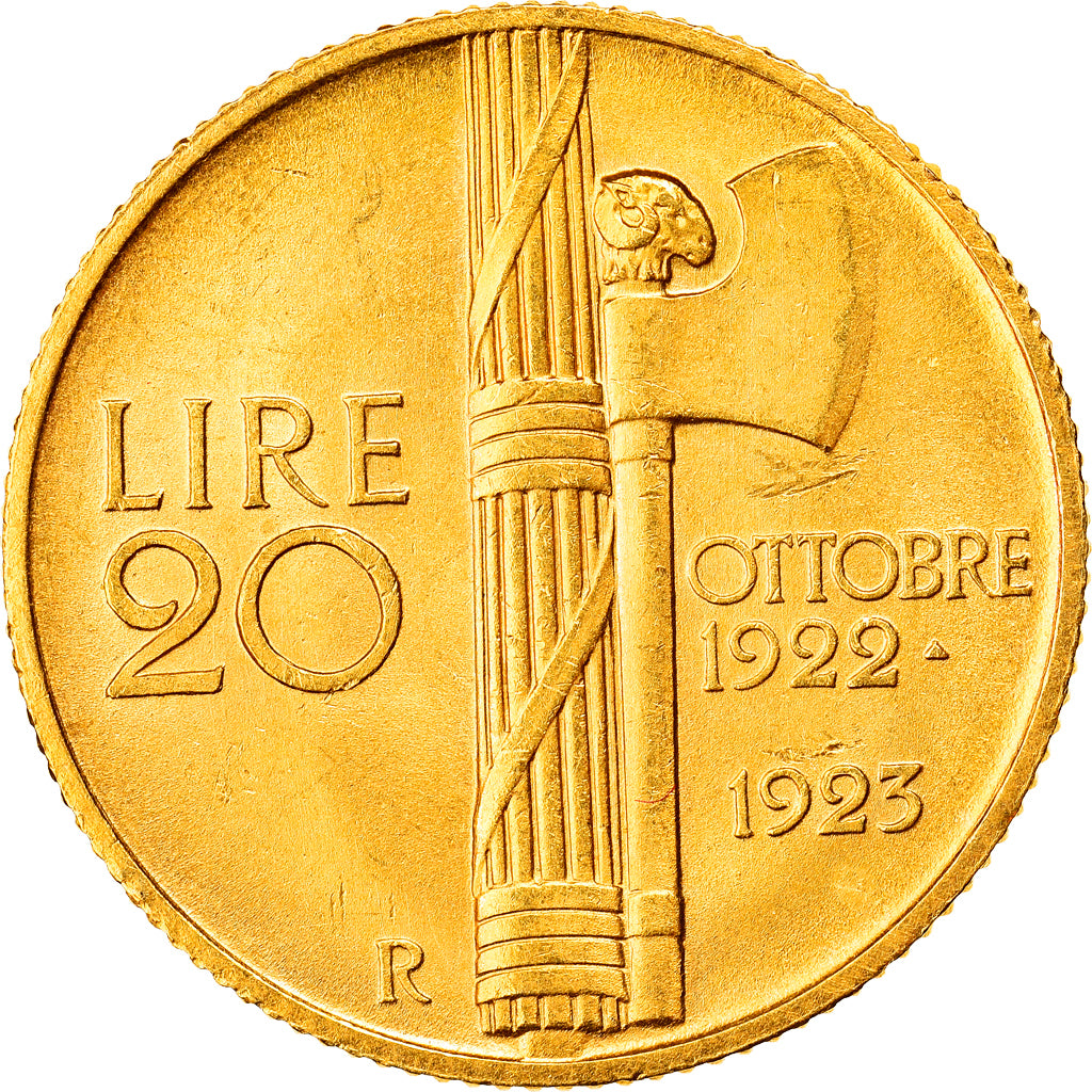 Monnaie, Italie, Vittorio Emanuele III, 20 Lire, 1923, Rome, SUP+, Or, KM:64