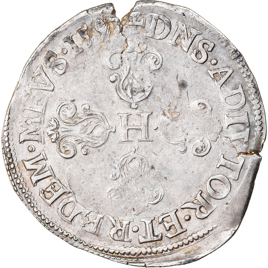 Moneda, Francia, DOMBES, Henri II de Montpensier, 1/2 Franc, 1597, Trévoux