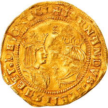 Coin, Spain, Ferdinand & Isabella, Doble Excelente, Seville, EF(40-45), Gold