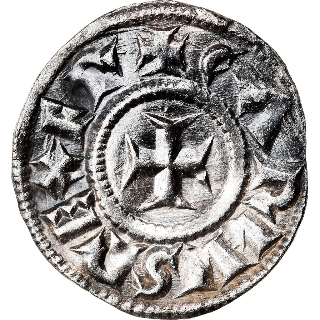 Moneda, Francia, Charlemagne, Denarius, 793-812, Milan, EBC, Plata