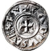 Moneta, Francja, Charlemagne, Denarius, 793-812, Milan, AU(55-58), Srebro