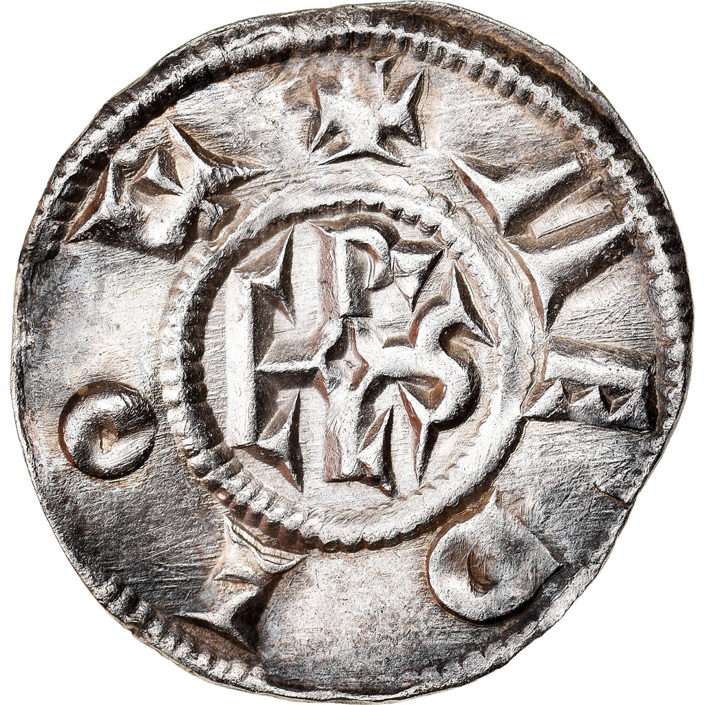 Moneda, Francia, Charlemagne, Denarius, 793-812, Milan, EBC, Plata