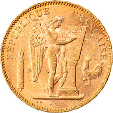 Moneta, Francja, Génie, 50 Francs, 1904, Paris, AU(50-53), Złoto, KM:831