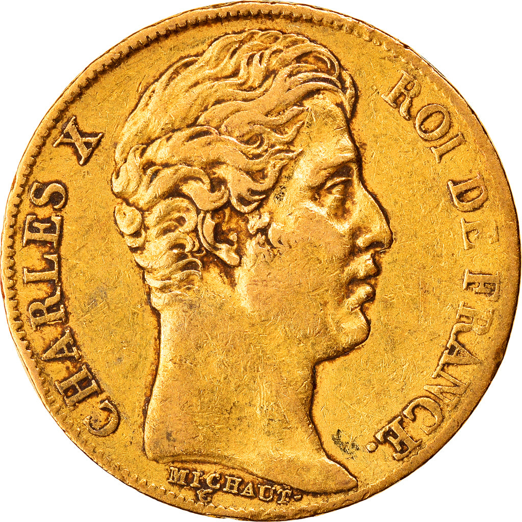 Monnaie, France, Charles X, 20 Francs, 1825, Paris, TTB, Or, Gadoury:1029