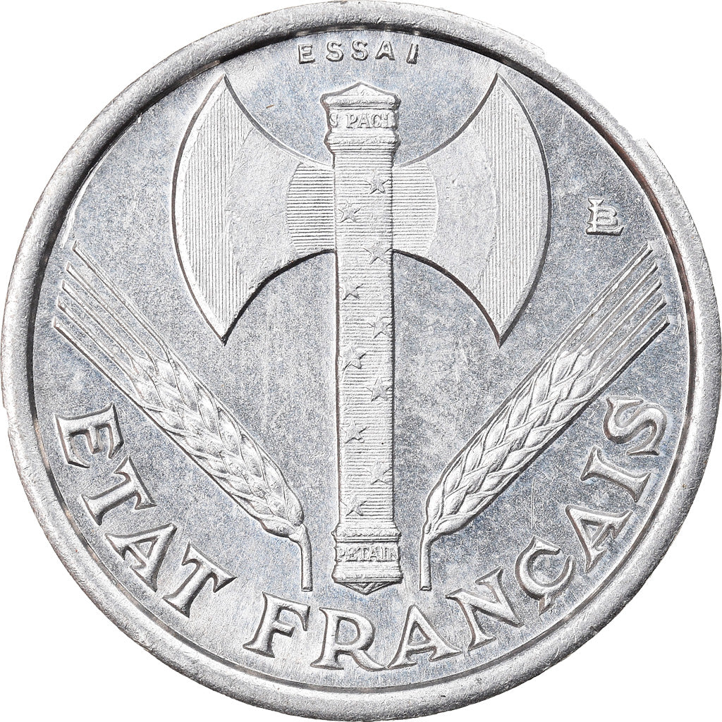 Monnaie, France, Bazor, 50 Centimes, 1942, Paris, ESSAI, SPL+, Aluminium