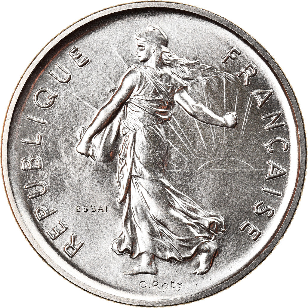 Monnaie, France, Semeuse, 5 Francs, 1970, Paris, ESSAI, FDC, Nickel