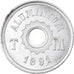 Moneda, Francia, Essai TM 4, 1891, Essai uniface, SC, Aluminio, Mazard:2322
