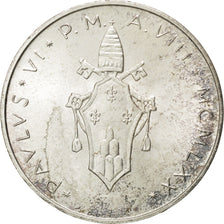 VATICAN CITY, 500 Lire, 1970, KM #123, MS(63), Silver, 29.3, 11.01