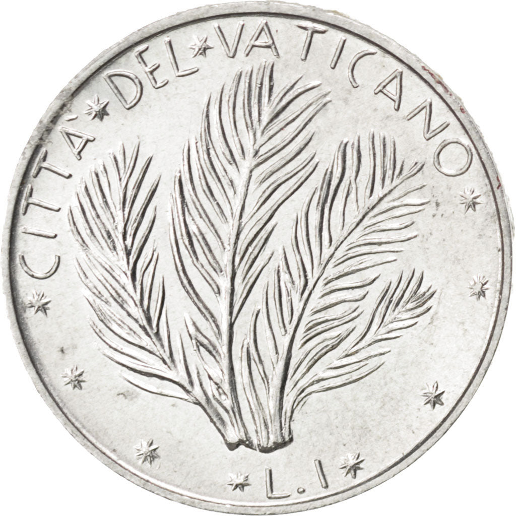 Coin, VATICAN CITY, Paul VI, Lira, 1971, MS(63), Aluminum, KM:116