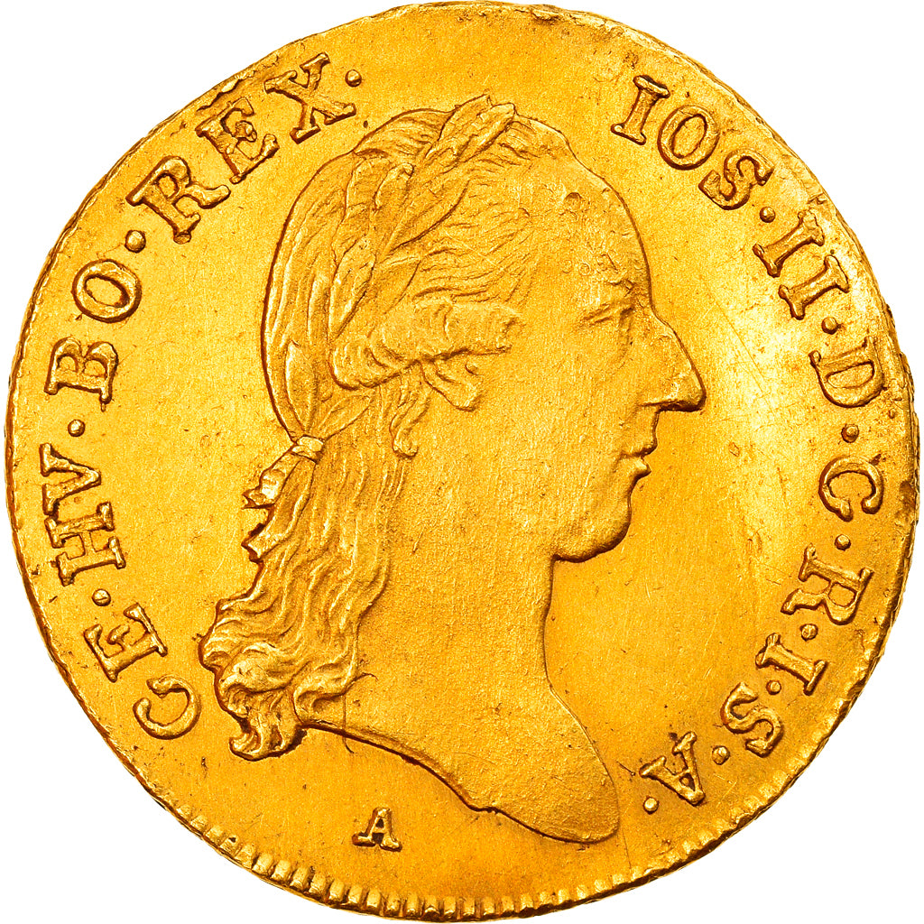 Coin, Austria, Joseph II, Ducat, 1787, Vienna, AU(55-58), Gold, KM:1873