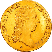 Coin, Austria, Joseph II, Ducat, 1787, Vienna, AU(55-58), Gold, KM:1873