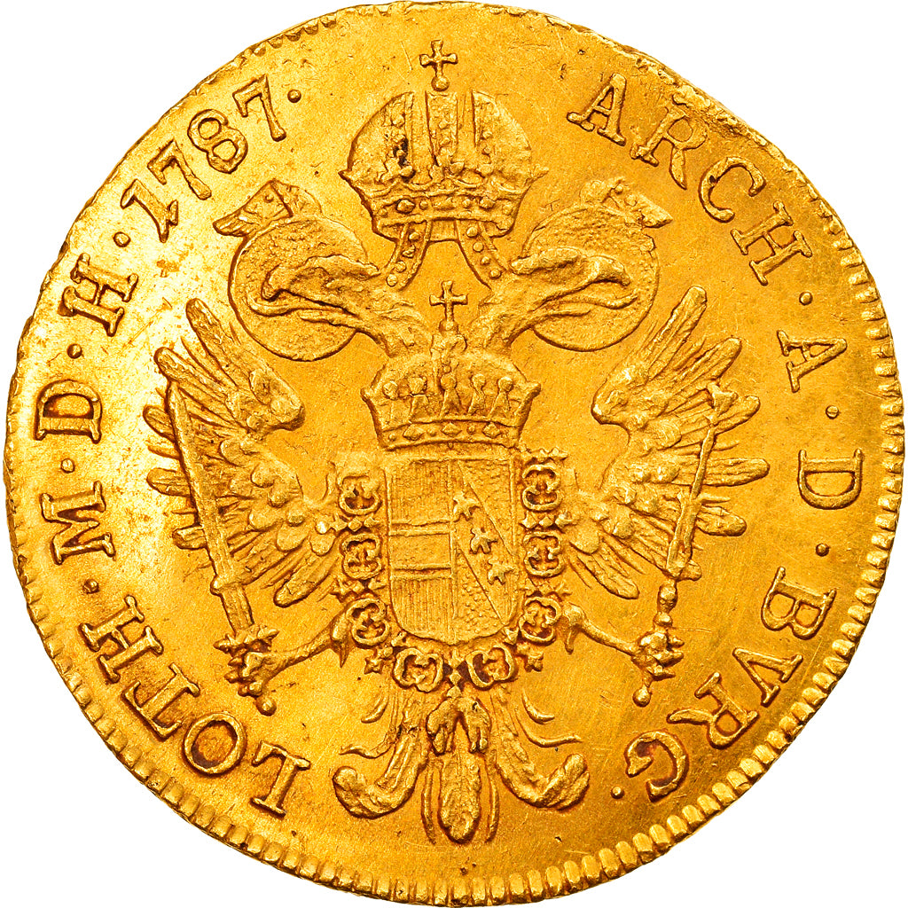 Coin, Austria, Joseph II, Ducat, 1787, Vienna, AU(55-58), Gold, KM:1873