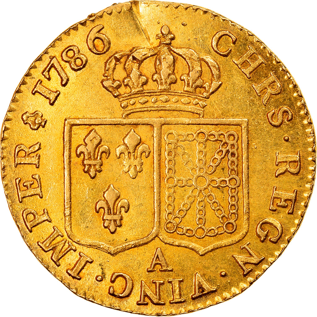 Coin, France, Louis XVI, Louis d'or à la tête nue, Louis d'Or, 1786, Paris