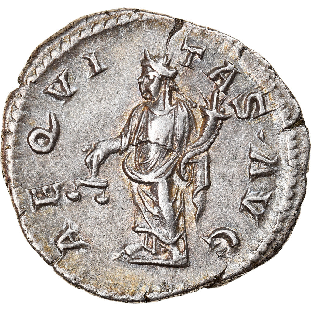 Coin, Macrinus, Denarius, 217-218, Roma, MS(60-62), Silver, RIC:53
