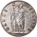 Munten, Italiaanse staten, PIEDMONT REPUBLIC, 5 Francs, An 10, Turin, ZF+