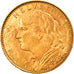 Coin, Switzerland, 10 Francs, 1922, Bern, MS(63), Gold, KM:36