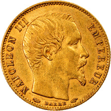 Coin, France, Napoleon III, Napoléon III, 5 Francs, 1854, Paris, Petit module