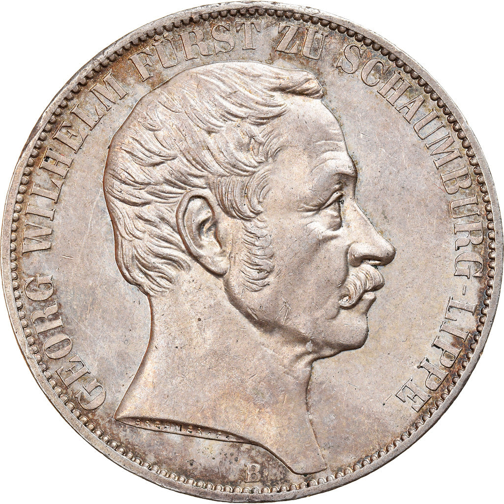 Münze, Deutsch Staaten, SCHAUMBURG-LIPPE, Georg Wilhelm, 2 Thaler, 1857